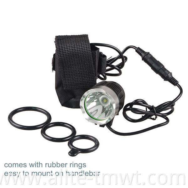 rechargeable Bike Light 8400mah xml T6 led aluminum bicycle head lamp